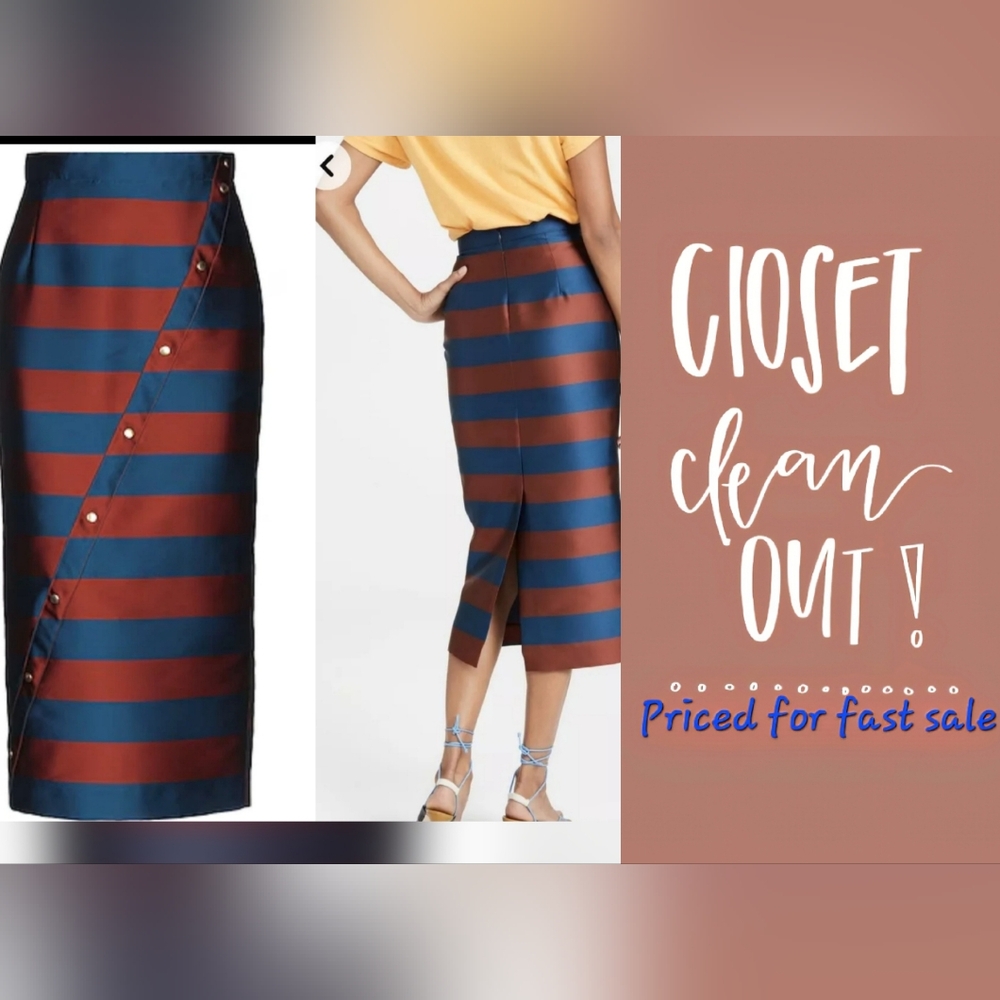 Stella Jean Button Skirt